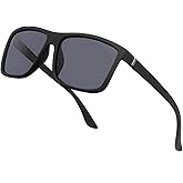 NIEEPA Men's Sports Polarized Sunglasses Square Frame Glasses NP1007