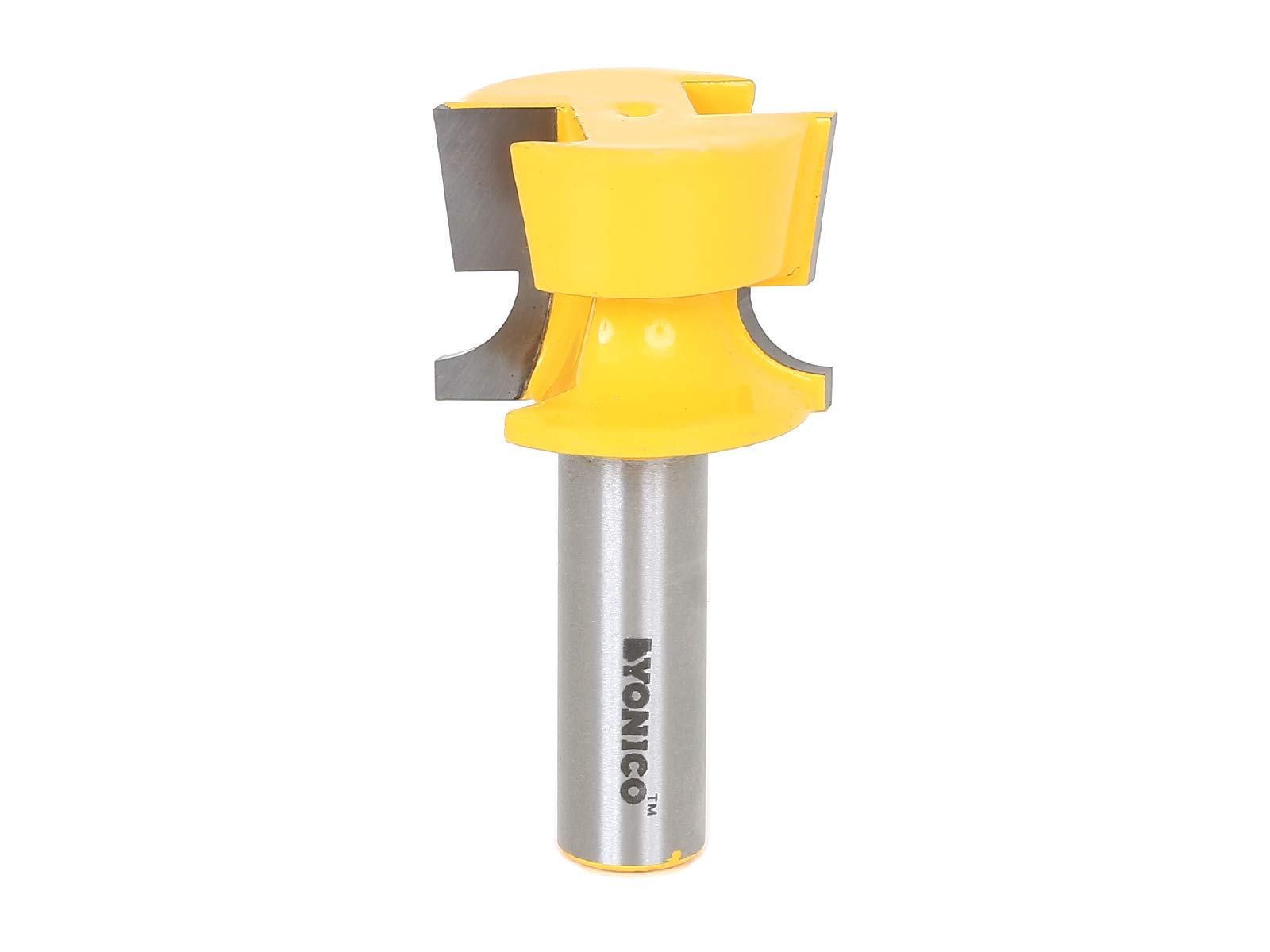 Yonico 13928 - Cabinet Door Lip Router Bit, Tapered Back Rabbet - Cutting Height: 1" - 1/2" Shank