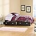 Sauder Shoal Creek Mate's Bed, Twin, Jamocha Wood finish