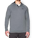 Under Armour Men's Tech Popover Hoodie, Steel/Black, Small