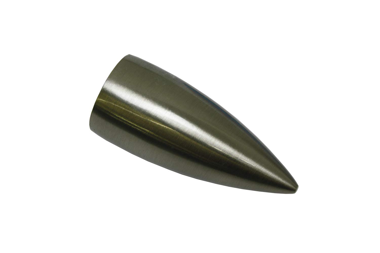 Gardinia Curtain Rod Finials, Aluminum Stainless Steel Finish, Ø 16 mm, 30100