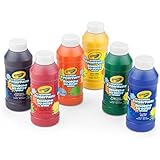 Crayola Washable FingerPaints, 6 Count 8 oz.