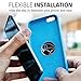 Wuteku Magnetic Cell Phone Holder Kit For Car | Works on All Vehicles, Phones & Tablets | Best UltraSlim Dashboard Mount | iPhone X, 8, 7 & Galaxy S9, S8 & more | Top Rated by Uber & Lyft Drivers