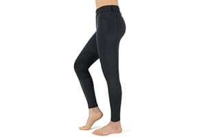 beroy Horse Riding -Pants Women Equestrian-Breeches - Ladies Training Horseback Riding Tights Full Seat Silicone Pockets