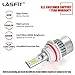 LASFIT 9004/HB1 LED Headlight Kits-Flip COB Chips-60W 7600LM 6000K-Dual Hi/Lo Beam Bulbs (Pack of 2)