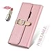 iPhone 8 Plus Case, iPhone 7 Plus Case, Homelove PU Leather Lady Wallet Top-handle Purse with Gold Chains Card Cash Slots Holder for iPhone 7 Plus/8 Plus Rose Gold