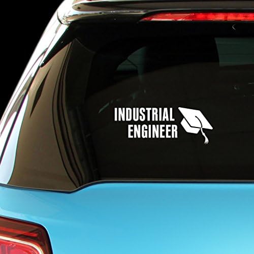 ShirtMania INDUSTRIAL ENGINEER Career Occupation Car Laptop Wall Sticker