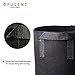 OPULENT SYSTEMS 5-Pack 3 Gallon Grow Bags Heavy Duty Thickened Nonwoven Fabric Containers for Potato/Plant Growing Pots with Handles (Black)