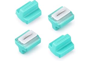 Ecraft Paper Trimmer Replacement Blades Use for 4 Style Multi-Function Scrapbooking Tool with Dial Blades of Straight Paper Cutter Blade Refills Mint Green (4 Pack）