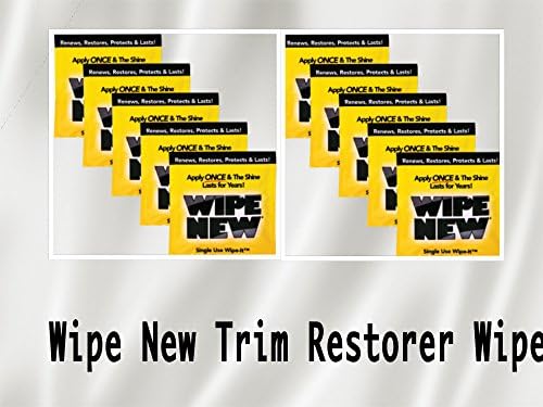 Wipe New Trim Restorer Wipe, 0.34 fl. oz. (10 Pack)