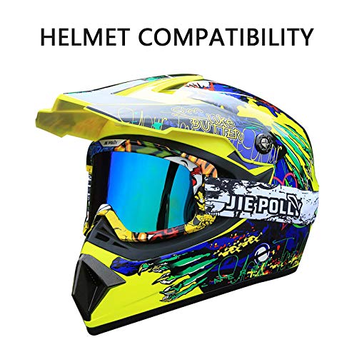 4 Motorcycle+Goggles+Motocross+Protection+Shatterproof