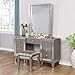 Coaster Home Furnishings Leighton Vanity Mirror Metallic Mercury