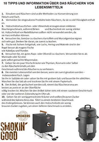 Orange County Smoker OCS 60360002 Räucherofen Räucherschrank Smoker Grill 3 Räucherroste Abtropfschalen 1300 Watt… – Bild 6