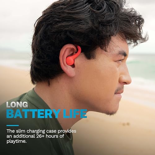 JLab, Go Sport+, True Wireless Workout Earbuds, Bluetooth Sport Earbuds, Clear Calling, Coral