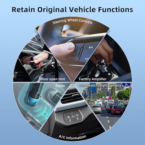 【8 Core 4+64G】 Hodozzy Carplay Car Radio for Opel Astra J/Buick Excelle 2009-2015, 9.7 Inch Touch Screen Android Car Radio with Android Auto/WiFi/GPS/RDS/FM/Bluetooth/USB/DSP+Reversing Camera