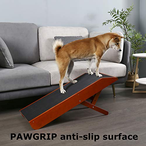 MDBT Medium Dog Ramp for Couch & Sofas, Premium Hardwood Beech Pet Ramp