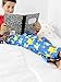 Pokemon Boy's Flannel Pajama Pants (Medium / 6-8, Blue)