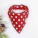 Bandana Bibs Drool Bib | Organic & Unisex - Pack of 4 with a Heat Sensing Spoon - Best for Baby Shower, Announcement Party, Newborn Registry & Gift Baskets - Clementine