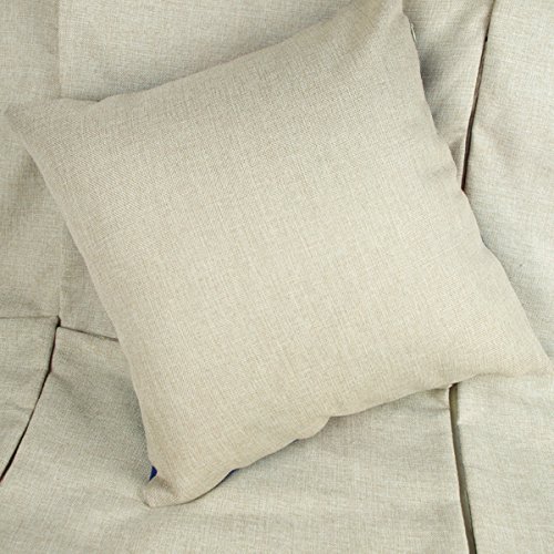 image for Wonder4 Decorative Quote Words Pillow Case Cotton Linen Square Decorat