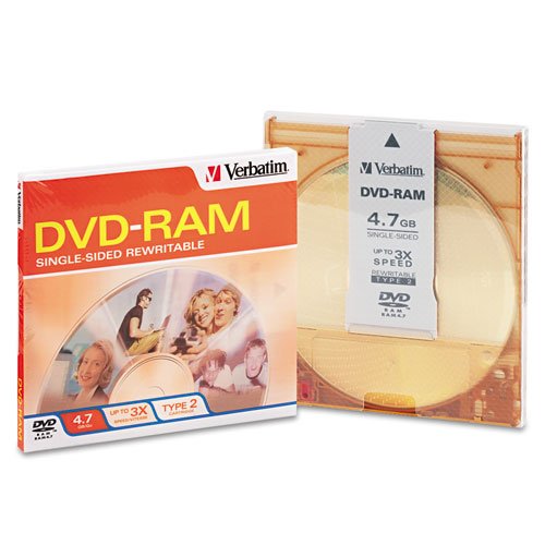 Type DVDRAM Cartridge 4 7GB 3x Deals DVD RAM Discs
