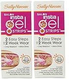 (Pack of 2) Sally Hansen Salon Insta Gel Strips, Pretty N Poppy #450
