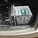 Cozyswan Car Trunk Organizer Multi 4 Compartments Storage Basket and Cooler & Warmer Set, Black
