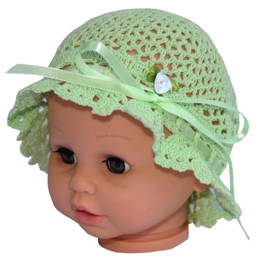 Crochet Baby Sun Hat, Sizes: 0-6 M, 6-12 M (0-6 m)