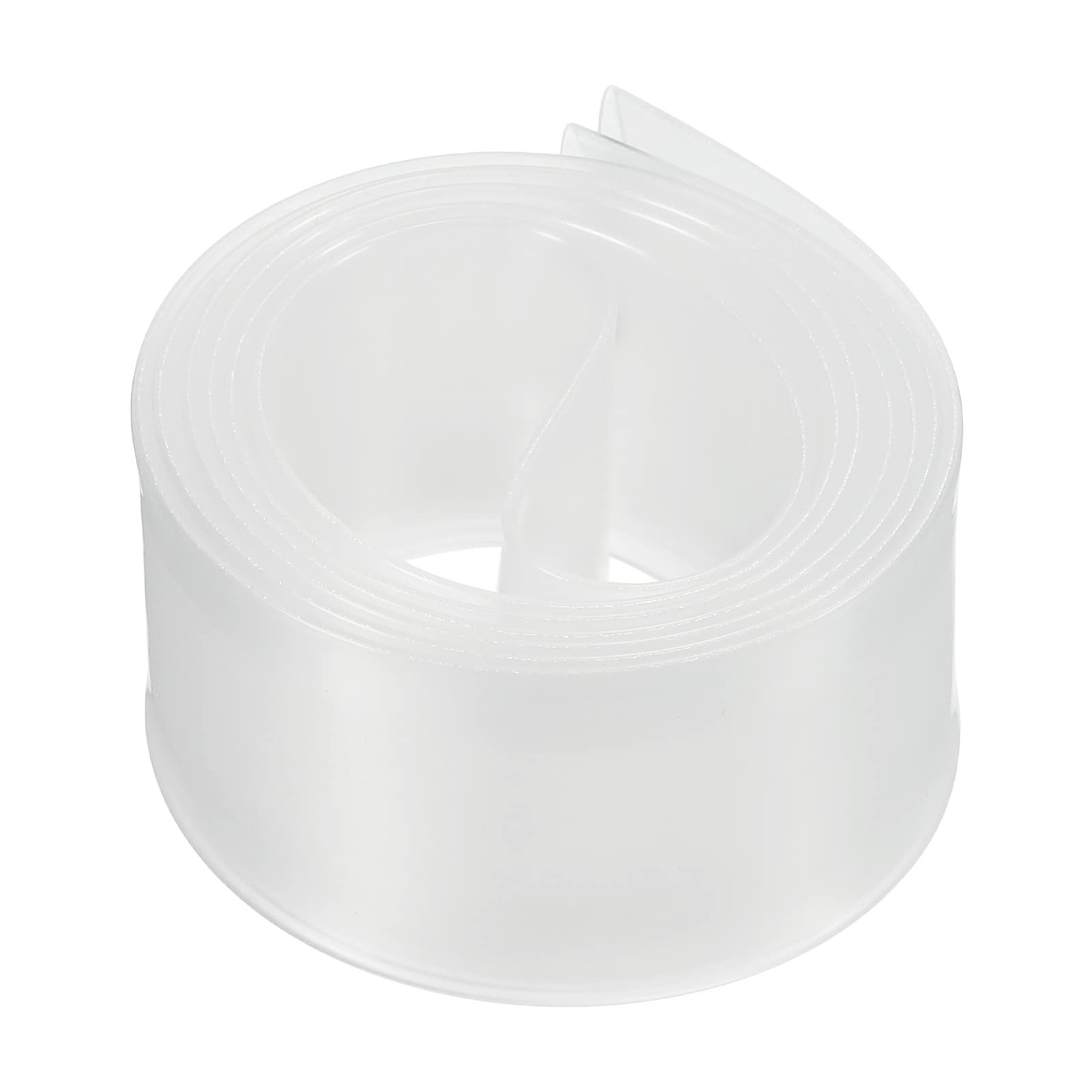 Rebower Heat Shrink Tubing 2:1 Cable Sleeving Tube Wrap, [for Electric Insulation Protection] - 18mm Dia/29mm Flat Width/1m/Clear