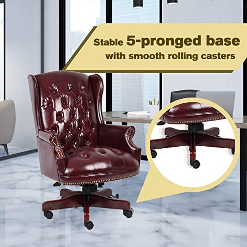 HALTER Executive Office Chair High Back Reclining Comfortable Desk Chair Ergonomic Design