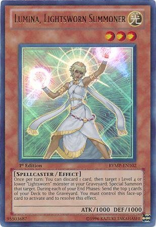 Yu-Gi-Oh! - Lumina, Lightsworn Summoner (RYMP-EN102) - Ra Yellow Mega-Pack - 1st Edition - Ultra Rare