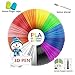 MagicBiu 3D Printer Printing Pen Filament Refill(16 Colors, 320 Feet), Bonus 8 Drawing Stencils, Finger Caps, PVC Drawing Board, 1.75mm PLA Compatible for Dikale Tecboss Nulaxy etc(Not Fit 3Doodler)
