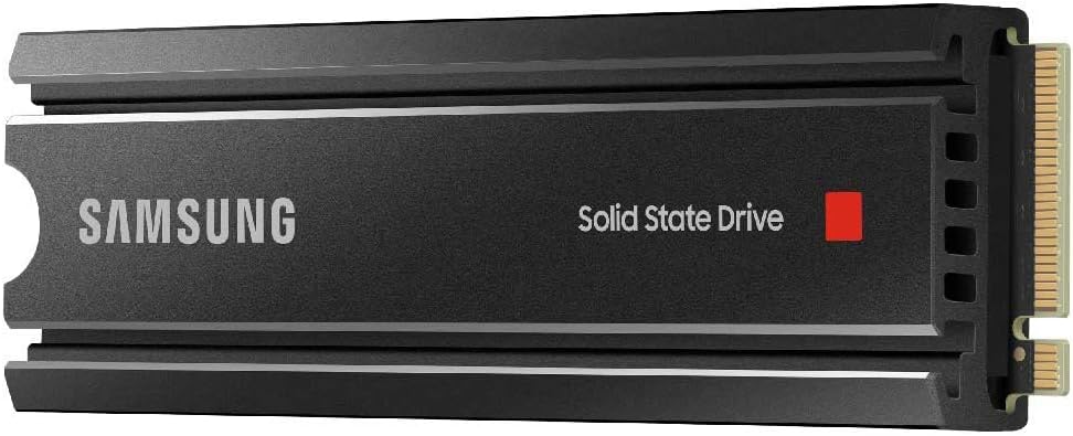 Samsung 980 PRO SSD 1TB Heatsink PCIe Gen 4 NVMe M.2 Internal Drive PS5
