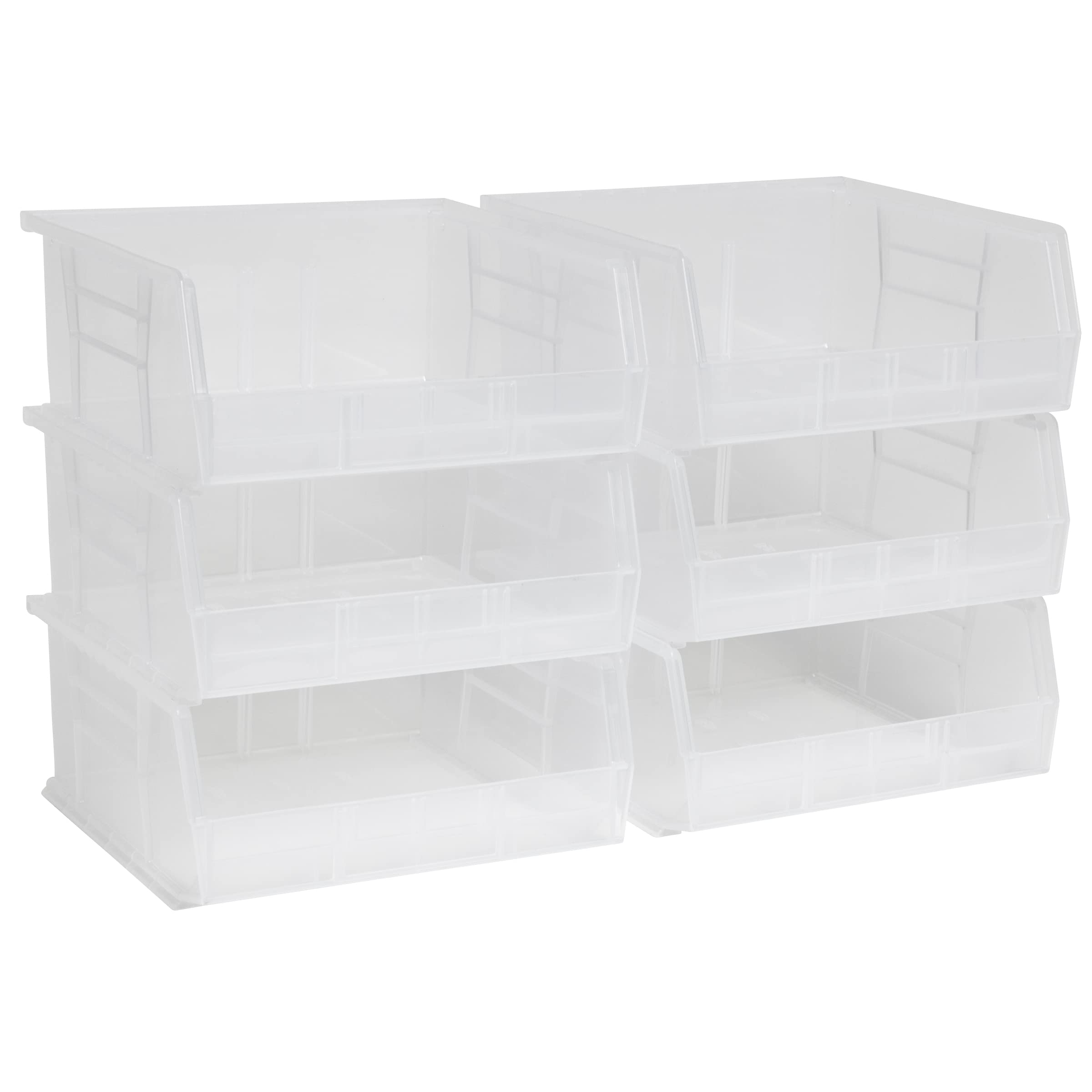 Akro-Mils 30235 AkroBins Plastic Storage Bins, Space-Saving Stackable Bins for Garage, Pantry, Craft Organization, 11