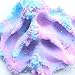 E-SCENERY Colorful Cloud Cotton Slime Mud, 100ml Jumbo Fluffy Floam Slime Stress Relief Toy Scented Sludge Toy for Kids and Adults, Super Soft and Non-sticky (B)