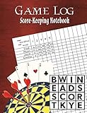 Game Log: Score-Keeping Notebook - Family Game Journal by Sweet Harmony Press