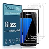 TOCOL [3Pack] for Samsung Galaxy S7 Screen Protector Tempered Glass HD Clarity Touch Accurate [9H Hardness] Easy Installation Tray