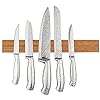 40cm-Magnetic-Knife-Holder-for-Wall-Wooden-Hanging-Magnetic-Knife-Strip-with-Screws-Easy-Storage-for-Kitchen-Knives-Metal-Utensils-Tools-and-General-Organisation-Horizontal-Knife-Rack 40cm Magnetic Knife Holder for Wall, Wooden Hanging Magnetic Knife Strip with Screws, Easy Storage for Kitchen Knives…