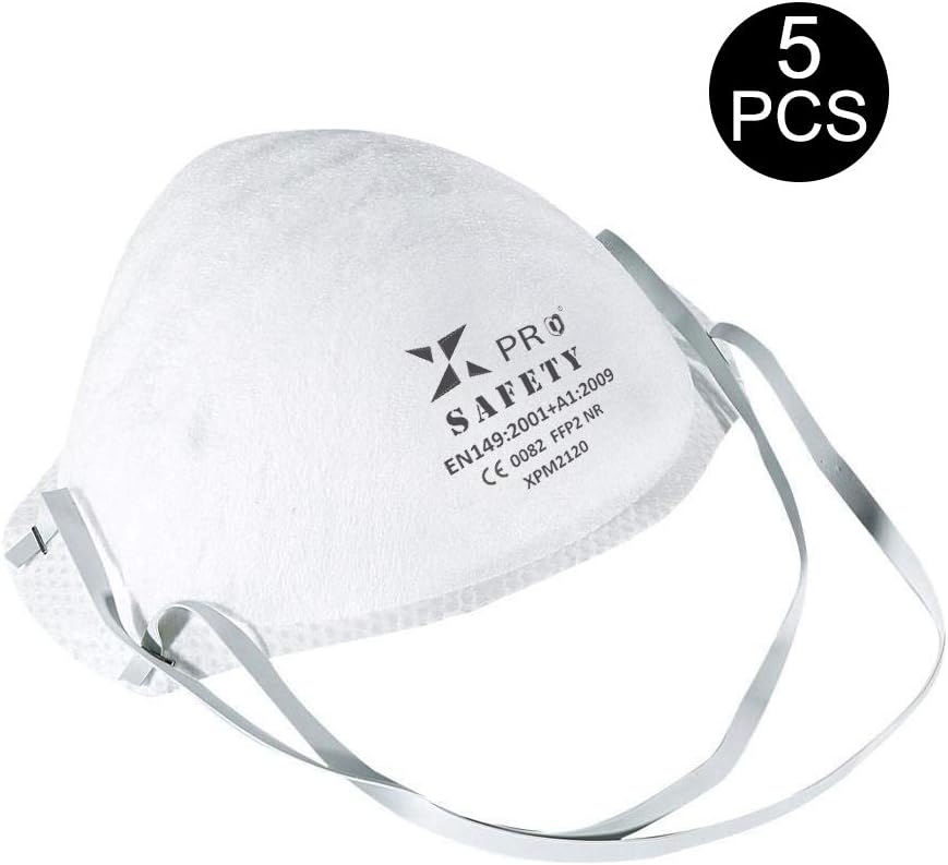 5PCS KN95 Ma-sk, 6 Layer Disposable Face Ma-sks Filter 95% PM2.5 Activated Carbon Filter Mouth Ma-sk