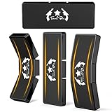 Gun Magnet Mount For Car And Home -Rubber Coated 43 LBS Rated Gun Magnet Mount- Bending Design -Adhesive Magnets - Concealed for Handgun Rifle Pistol Revolver Magazine in Vehicle,Wall,Bed,Bedside,Desk