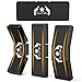 Gun Magnet Mount For Car And Home -Rubber Coated 43 LBS Rated Gun Magnet Mount- Bending Design -Adhesive Magnets - Concealed for Handgun Rifle Pistol Revolver Magazine in Vehicle,Wall,Bed,Bedside,Desk