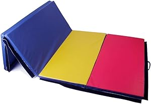 Polar Aurora 4'x10'x2 Thick Folding Gymnastics Exercise Mat Aerobics Stretching Yoga Mats