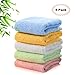 Kyapoo Bamboo Baby Washcloths Natural Face Towels Ultra Soft Hypoallergenic Perfect for Sensitive Skin Reusable Wipes 5 Pack