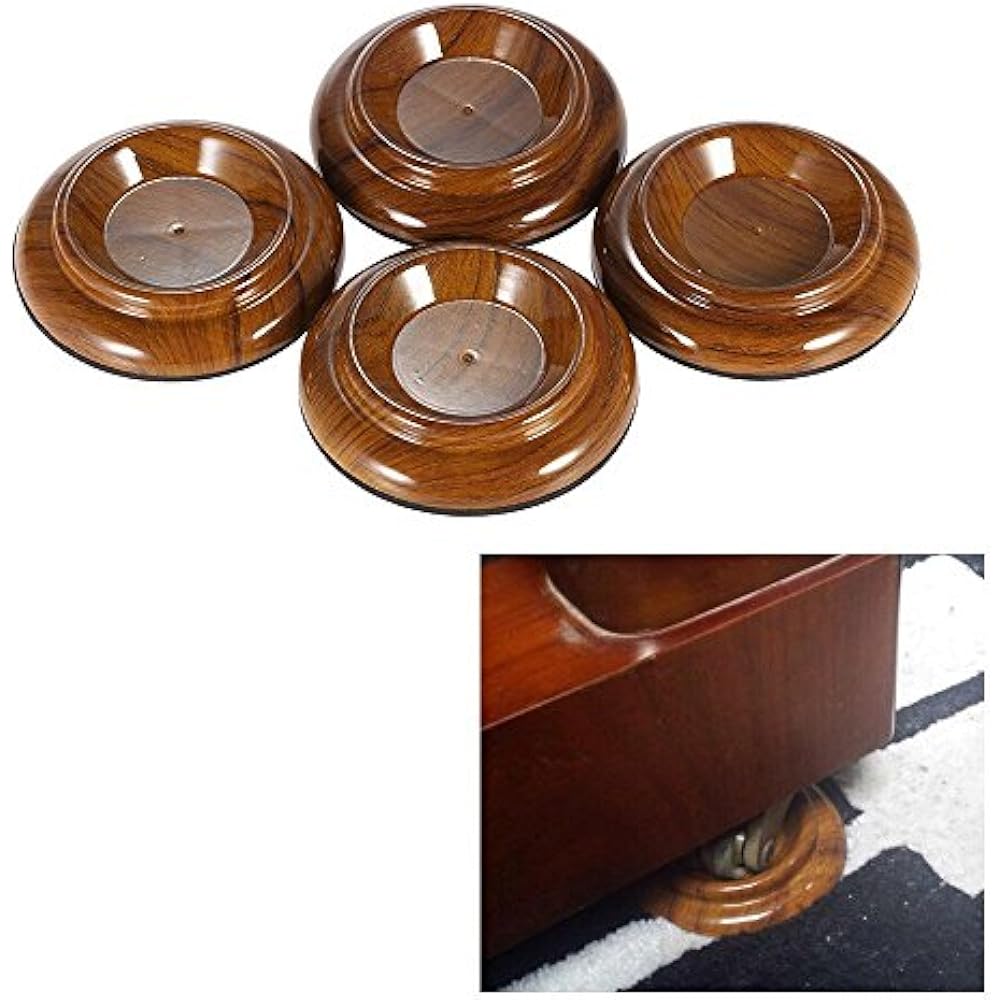 Furniture Caster Cups,Jinli ABS Plastic Piano Round Wheel Nonslip Mat