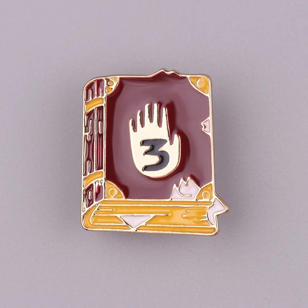LooBooShop Gravity Falls Journal Books Enamel Pin Badge s Gifts Lapel Pins Jewelry