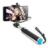 Selfie Stick, Anker Extendable [Battery Free] Wired Handheld Monopod for iPhone SE/6s/6/6 Plus, Samsung Galaxy S7/S6/Edge, Note 5/4, Nexus 6P, LG G5, Moto X/G, Pixel 2 and More