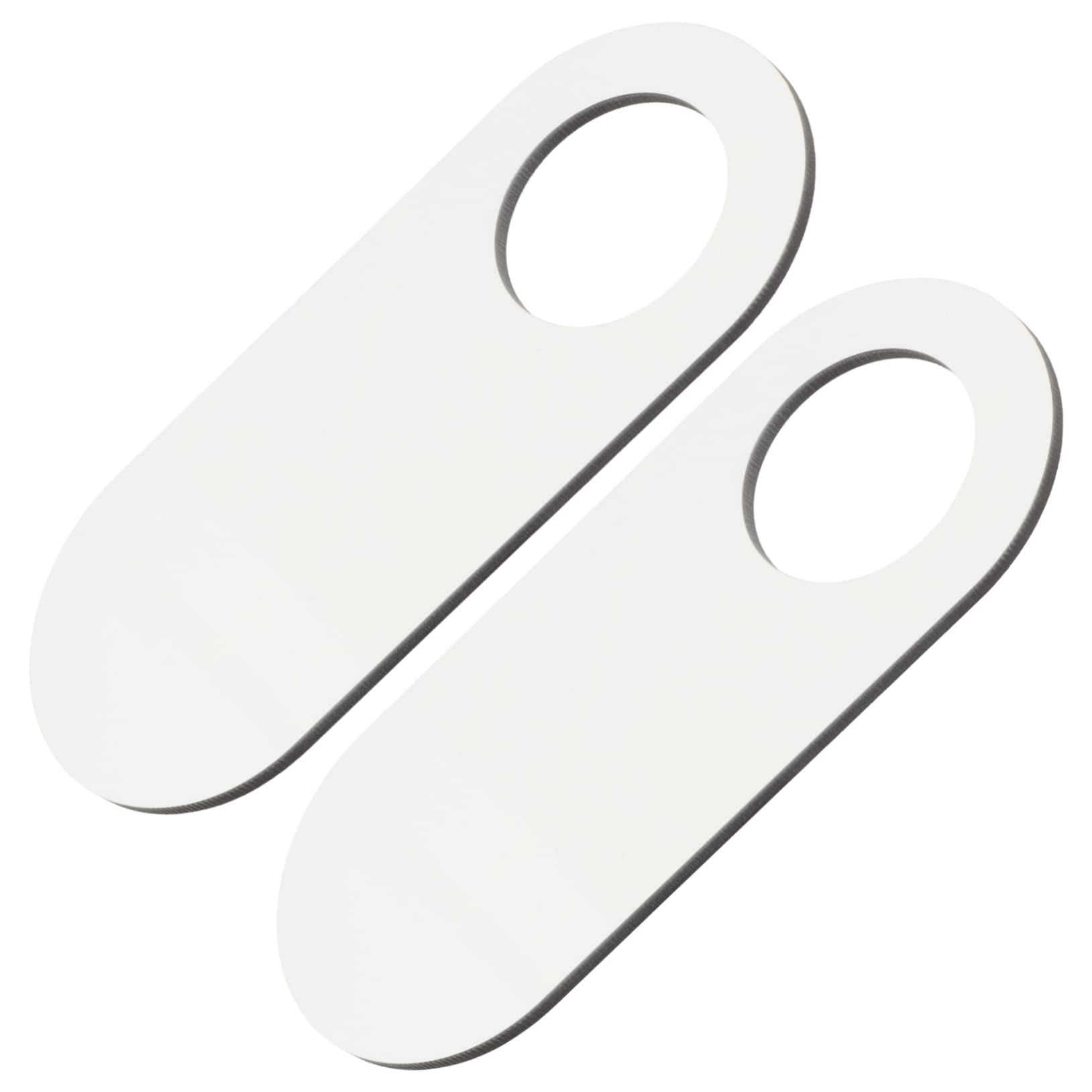 ULTECHNOVO 2pcs Wooden Door Handle Hanger Front Door Sign Door Hanger Sign Craft Blanks Self Made White Handicrafts