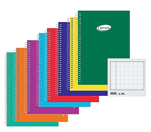 pacsa 16421 – Bloc 60 g, Foolscap, 80 Sheets milimetradas