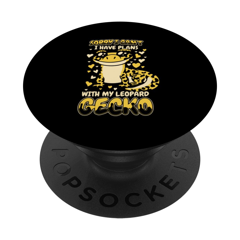I Have Plans With My Leopard Gecko Gekkota Leopard Gecko PopSockets Swappable PopGrip