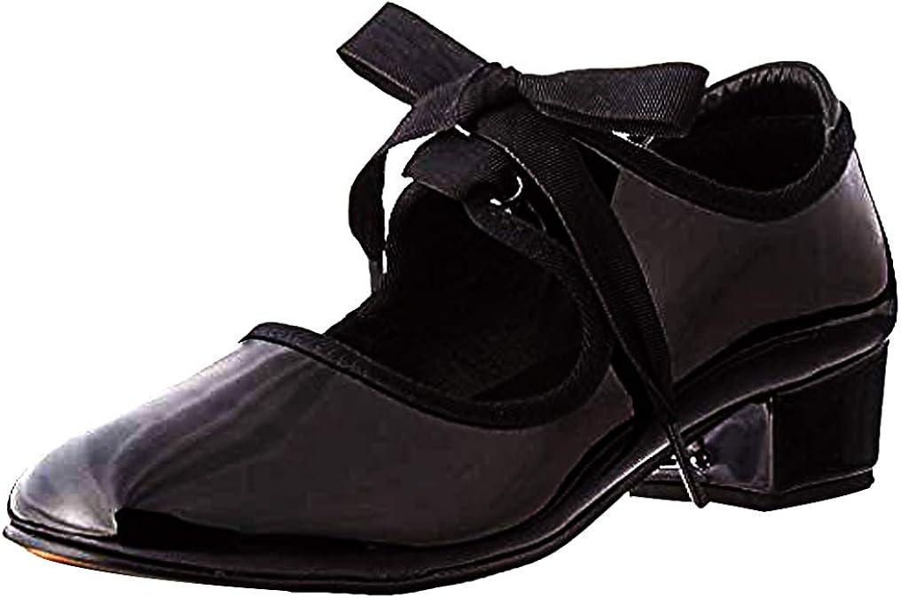 Danzcue Adult Patent Flexibale Tap Shoes