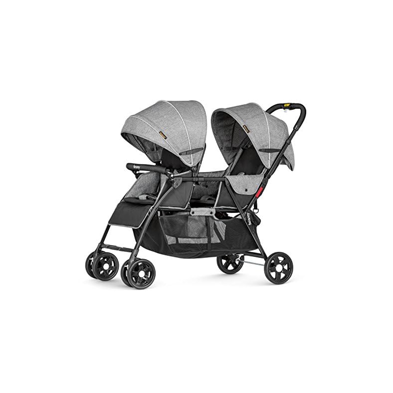 besrey Double Stroller for Infant and Toddler, Lightweight Tandem Baby Stroller, Easy Foldable, Compact Travel Twin…